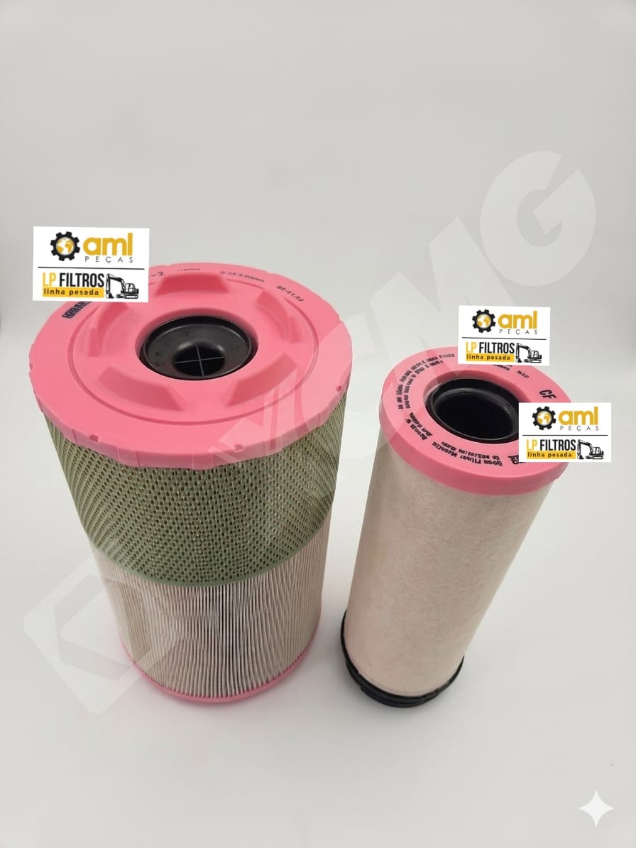 KIT DE FILTRO DE AR XCMG RT70E